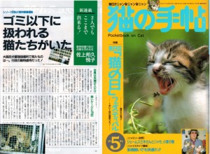 雑誌　猫の手帖　1994年4月号、5月号、6月号