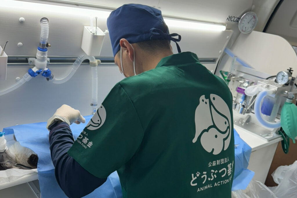 移動診療車での不妊手術